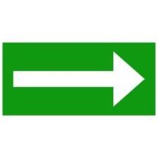  Iránynyíl - utánvilágító műanyag, 200*100 információs tábla, állvány