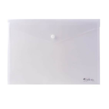  Irattartó tasak, A4, PP, patentos, VICTORIA OFFICE, áttetsző irattartó