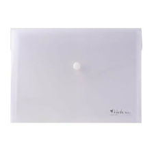  Irattartó tasak, A5, PP, patentos, VICTORIA OFFICE, áttetsző irattartó