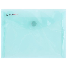  Irattartó tasak, A6, PP, patentos, DONAU, zöld irattartó