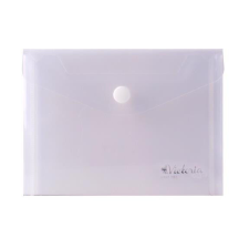  Irattartó tasak, A6, PP, patentos, VICTORIA OFFICE, áttetsző irattartó