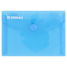  Irattartó tasak, A7, PP, patentos, DONAU, kék irattartó