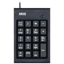 IRIS B-15 numerikus billentyűzet fekete (B-15) billentyűzet