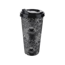  IRIS BIG COFFEE CUP kávéspohár tetővel 650ml AP-9220 bögrék, csészék