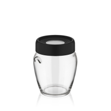 IRIS - C-00138 Ring üveg tároló 580ml, fekete, elfántcsont vagy szürke színű konyhai eszköz