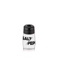 IRIS C-00511 Salt&Pepper Üveg Fűszerszóró 100ml - Átlátszó / fekete konyhai eszköz