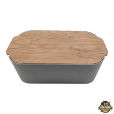 IRIS CT-009-W kenyér, ételtároló doboz bambusz fedéllel konyhai eszköz