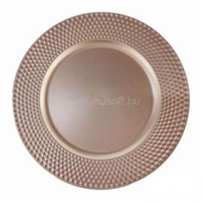 IRIS dekor tálca kör 33cm rose recés széllel (IRIS_671889) konyhai eszköz