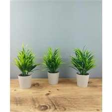 IRIS E5792 dekoráció művirággal cserépben 10x19cm (IRIS_E5792) dekorációs kellék