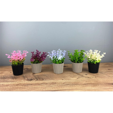  IRIS E5828 dekoráció művirággal cserépben 7x14cm dekoráció