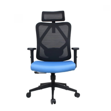 IRIS Eclipse ergonómikus szövet-hálós irodai forgószék fekete-kék forgószék