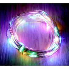 IRIS Fix fényű 5m/több színű/50db LED-es fénydekoráció (273-02) karácsonyfa izzósor