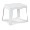  IRIS GF-500W Mono Coffee fehér műanyag kerti kisasztal, napágy mellé is 49x39x40cm
