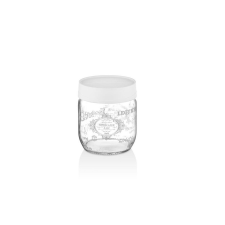 IRIS HN-1409 Retro Üveg fűszertartó 425ml - Fehér (HN-1409) konyhai eszköz