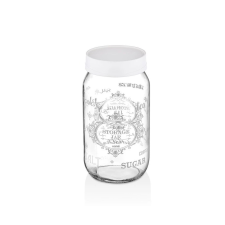 IRIS HN-1411 Retro Üveg fűszertartó 1000ml - Fehér (HN-1411) konyhai eszköz