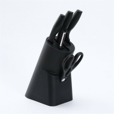  Iris KT-018-BK fekete 6db-os konyhai kés készlet kés és bárd