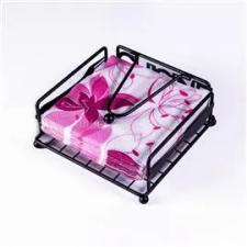 IRIS KT-211 CUISINE fémrácsos szalvétatartó 18cmx18cmx7cm (IRIS_KT-211) konyhai eszköz
