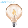 IRIS Lighting Filament Bulb Longtip E27 ST64 6W/2700K/540lm aranyszínű LED fényforrás