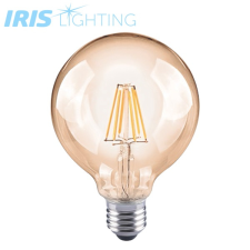 IRIS Lighting Filament Bulb Longtip E27 ST64 6W/2700K/540lm aranyszínű LED fényforrás izzó