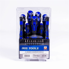 IRIS TOOLS DT-21-128 Csavarhúzó készlet (21 db / csomag) (DT-21-128) csavarhúzó