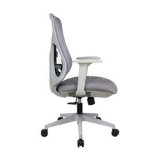 IRISOffice Avalon ergonómikus, szövet-hálós irodai forgószék háttámasszal (szürke) (IRISOFFICE_AVALON_SZURKE) forgószék