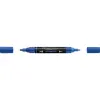 irka Akril marker kétvégű MULTIMARK 120 Faber-Castell kék