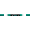irka Akril marker kétvégű MULTIMARK 358 Faber-Castell smaragdzöld