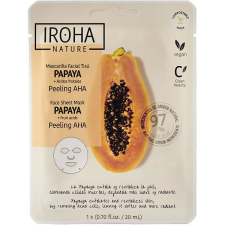 Iroha Nature Peeling Aha Papaya, 1 db arcpakolás, arcmaszk