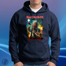  Iron Maiden - Run For Your Lives Unisex Kapucnis pulóver ajándéktárgy