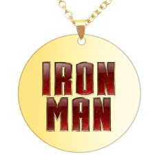 Iron Man medál lánccal, választható több formában és színben medál