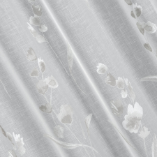  Isabel virág mintás dekor függöny Fehér 140x250 cm lakástextília