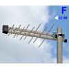 ISKRA P-20F aktív UHF logper antenna 22,5 dBi