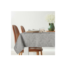 Isla banánlevél mintás jacquard asztalterítő Ezüst 140x260 cm party kellék