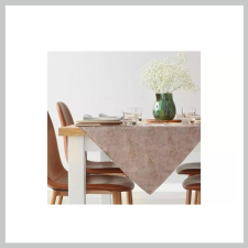 Isla banánlevél mintás jacquard asztalterítő Sötét bézs 85x85 cm HS440381 lakástextília