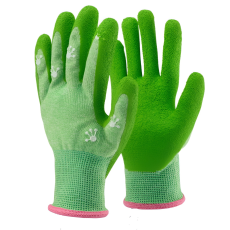 ismeretlen Kesztyű - gyerek, kertész - habosított latex - Békás Zöld 2/XXXXXS