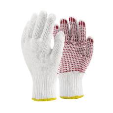 ismeretlen Kesztyű pöttyös piros pontozott pamut  8/M-es