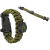 Iso Trade SURVIVAL paracord karkötő tartozékokkal - zöld