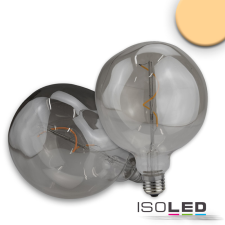 ISOLED E27 Vintage Line LED deko fényforrás 125, 4 W ultrameleg fehér, füstös üveg, dimmelheto izzó