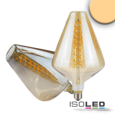 ISOLED E27 Vintage Line LED deko fényforrás 150, 6 W ultrameleg fehér, borostyán üveg, dimmelheto izzó