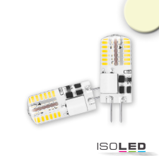 ISOLED G4 LED fényforrás, 24 SMD, 1,5 W, öntött, meleg fehér izzó