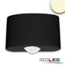 ISOLED Kültéri LED fali lámpa, fel/le, IP54, 2*1 W CREE, homok fekete, meleg fehér kültéri világítás