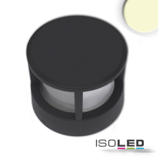 ISOLED LED kerti lámpa, POLLER-5, 6 W, homok fekete, meleg fehér kültéri világítás