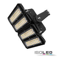 ISOLED LED reflektor 450W,130x40 ° aszimmetrikus, billentheto modul,1-10 V-os dimmelheto, sem fehér, IP66 kültéri világítás