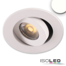 ISOLED LED süllyesztett billentheto szpot, miniAMP, fehér, 3W, 24V DC, semleges fehér, szabályozható világítás