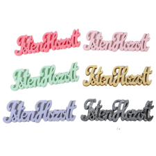  Isten Hozott felirat vegyes szín 10cm 6db-os dekorációs kellék