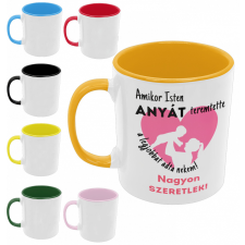 Isten nekem teremtette a legjobb anyát - Színes Bögre bögrék, csészék