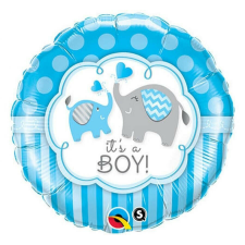 It's a Boy Elephant fólia lufi 46 cm party kellék