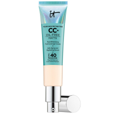 IT Cosmetics CC+ Oil-Free Matte Krém SPF 40 Fényvédővel-zsíros Bőrre Neutral tan (N) CC 32 ml smink alapozó
