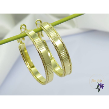  Itala antiallergén karika fülbevaló-14K fülbevaló