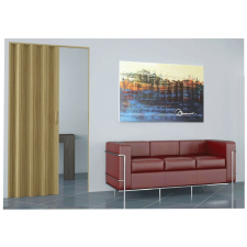 ITALBOX PVC hajtogatott ajtó, 85x203cm, tölgyfa mix, made in Italy nyílászáró